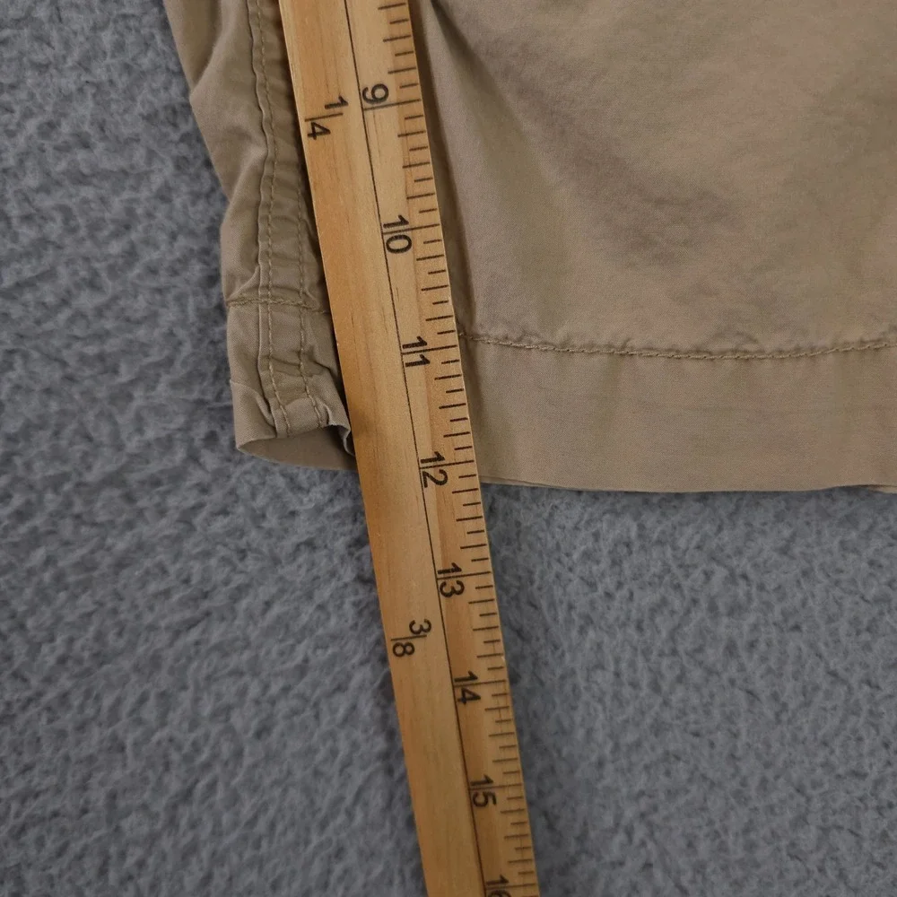 VTG‎ Polo Jeans Company Shorts Mens 38 Khaki Cargo Utility Military Flag 90s Y2K